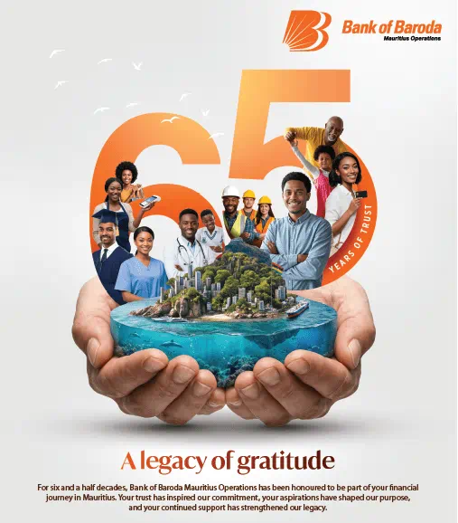 Bank of Baroda Mauritius — A legacy of gratitude