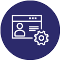 Comprehensive Account Management Options icon