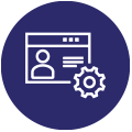 Comprehensive Account Management Options icon